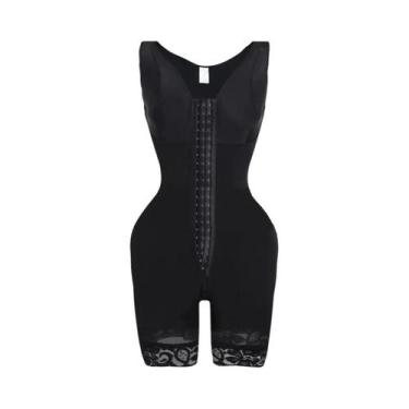 Imagem de Cinta Modeladora Colombiana De Alta Compressão Para Pós-parto E Reduçã