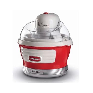 Imagem de Máquina De Sorvete Retrô Vermelha 1,5 Litros 110V - Ariete 110