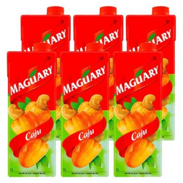 Imagem de Suco Maguary Néctar de Caju 1l 6 Unidades