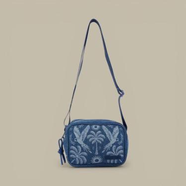 Imagem de Bolsa Farm Chamego Jeans Lenço Tropical Original Lançamento