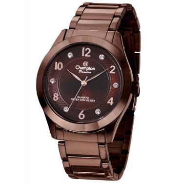 Imagem de Relógio CHAMPION feminino marrom chocolate CN29230R