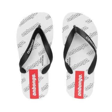 Imagem de Chinelo Onbongo 0242 Preto/Off White, Branco, 41/42