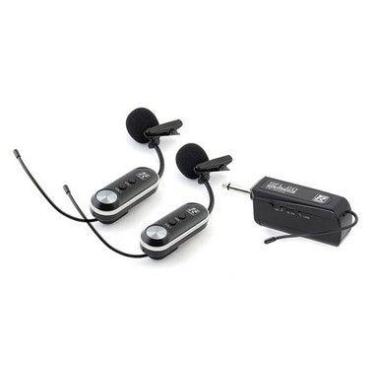Imagem de Microfone S/ Fio Lapela Duplo Wireless SFL-20 UHF STANER