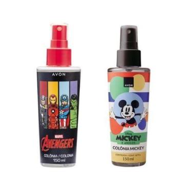 Imagem de Colônia Infantil Spider-man + Colônia Infantil Mickey Mouse 150ml Avon