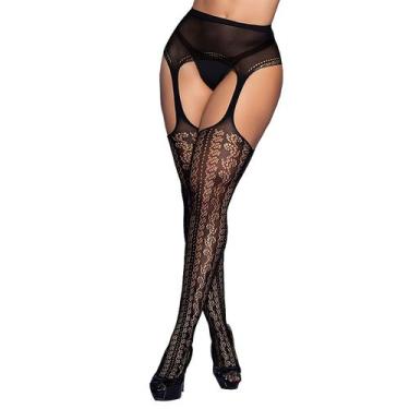 Imagem de Meia-Calça Cinta Liga Arrastão: O Acessório Perfeito para Um Visual Se