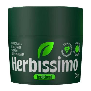Imagem de Desodorante Creme Antitranspirante Herbíssimo Tradicional 55g