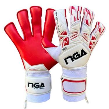 Imagem de Luva de Goleiro NGA Soccer Brio Látex Alemão Profissional 4mm Corte Ge