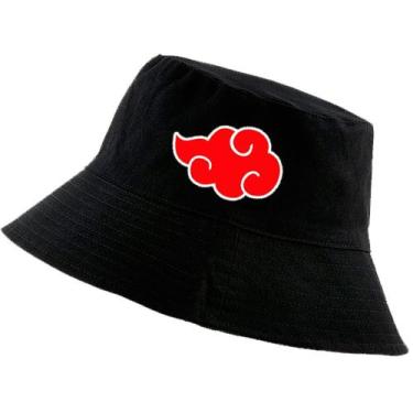 Imagem de Chapéu Bucket Hat Naruto Akatsuki Nuvem Vermelha - Code Modas