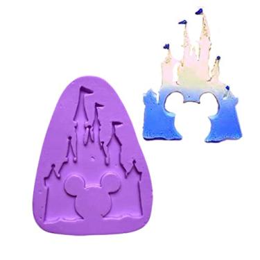 Imagem de Confeitaria dos moldes, F723 MOLDE DE SILICONE CASTELO CONFEITARIA ARTESANATO