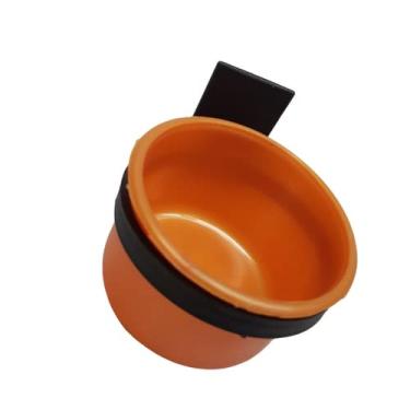 Imagem de Comedouro Pássaros Caneca Redonda com Suporte 200mL Cores Aleatórias Toco Tucano