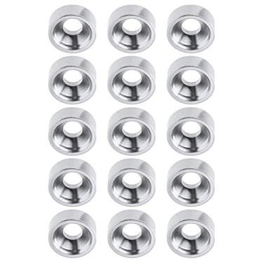 Imagem de Junta de parafuso de metal, usinagem cnc fina boa estabilidade e durabilidade junta de parafuso leve e de alta resistência para aeronaves para exterior(Prata)