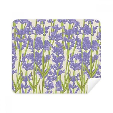 Imagem de Pintura de flores, lavanda, pano de limpeza de tela, 2 peças, tecido de camurça