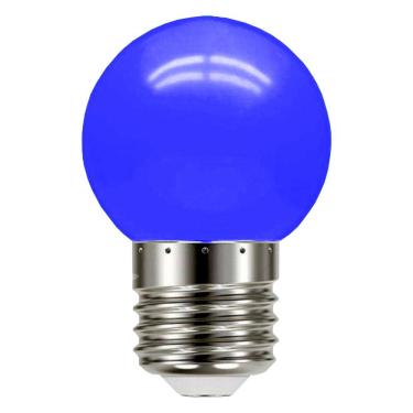 Imagem de Lâmpada Bolinha 40w Incandescente E-27 Azul 220v
