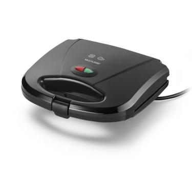 Imagem de Sanduicheira MiniGrill chapa Antiaderente dupla 220V 750W Multilaser preta - CE044