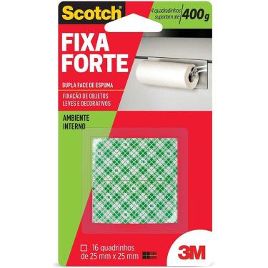 Imagem de Fita Dupla Face 3M Scotch® Fixa Forte Espuma - 16 Quadros