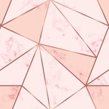 Imagem de Papel De Parede Adesivo Zara Rose Mármore Quarto Sala 1m