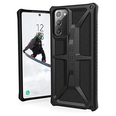 Imagem de Urban Armor Gear Capa UAG compatível com Samsung Galaxy Note20 5G [tela de 6,7 polegadas], capa protetora monarca resistente, leve, fina, à prova de choque, preta