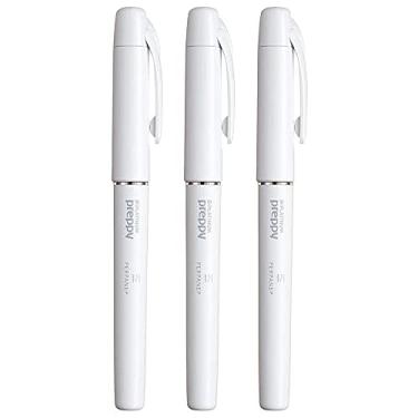 Imagem de Caneta-tinteiro Platinum Prepy, conjunto com 3 tinta preta, edição limitada PERPANEP (PER-SC05W) e nota adesiva "monoc" (importação do Japão)..