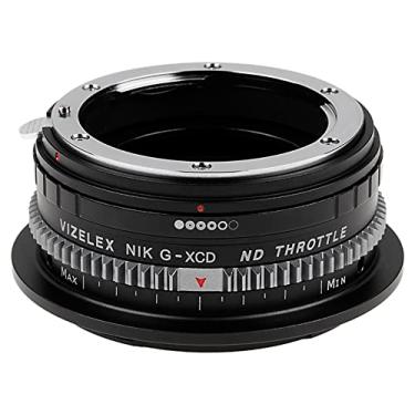 Imagem de Adaptador de lente de acelerador ND Vizelex – Compatível com Nikon F Mount G-Type D/SLR para Hasselblad X-System (XCD) Mount Câmera mirrorless com filtro ND variável integrado (2 a 8 paradas)