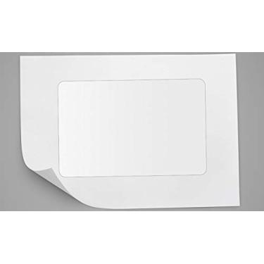 Imagem de Papel sintético Teslin® - para impressoras a jato de tinta - microperfurado 1-up - 10 mil | Pacote com 50