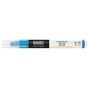 Imagem de Liquitex Marcador profissional de tinta fina, 8 mm, azul fluorescente