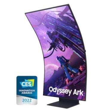 Imagem de Monitor Gamer Samsung Odyssey Ark Curvo 55 4K Uhd Led, 165Hz, 1Ms, Hdm
