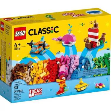 Imagem de Lego Classic Diversão Criativa No Oceano 333 Peças