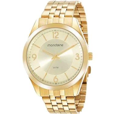 Imagem de Relógio Mondaine Feminino 32421LPMVDE1 Dourado Números