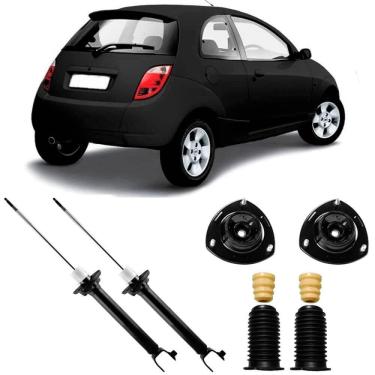 Imagem de Par Amortecedor Ford Ka 96 A 2007 Traseiro Monroe E Kit