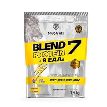 Imagem de Blend 7 Protein + 9 Aminoácidos pouch Sachê 1,8kg refil - Leader Nutrition (Creme de Avelã)
