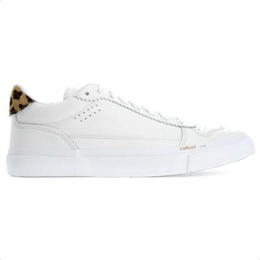 Imagem de Tênis Colcci 001 Leather Branco Onça - Feminino-Feminino
