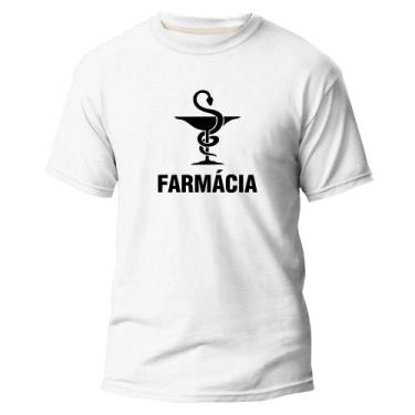 Imagem de Camiseta Básica Algodão Premium Estampa Digital Farmácia Dtf - El Exqu