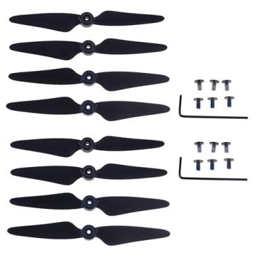 Imagem de Limskey 2 Sets 8 Pack Black F7 Propellers Compatible with Bwine F7 GB2 F7 SJRC F7S F7 4K 9800FT RC Quadcopter Drone F7 Propeller