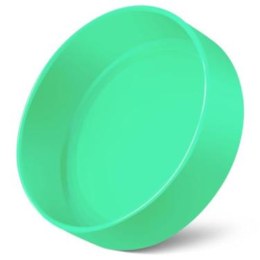 Imagem de VGHNQ Capa de silicone para garrafas de água YETI, Owala, bota inferior para YETI 26 de 1,03 ml, capa de bota para Owala 946 ml, acessórios para garrafas de água Boots Rambler (menta, serve para garrafa YETI de 740 ml/Owala 946 ml)