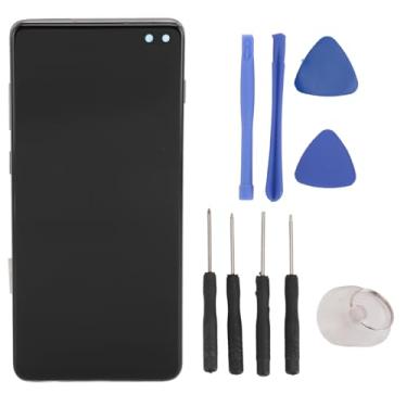 Imagem de Para Substituição da Tela do Telefone Galaxy S10 PLUS, Conjunto de Digitalizador de Tela de Toque de Display LCD Com Moldura e Ferramentas de Reparo, Conjunto de Display LCD de