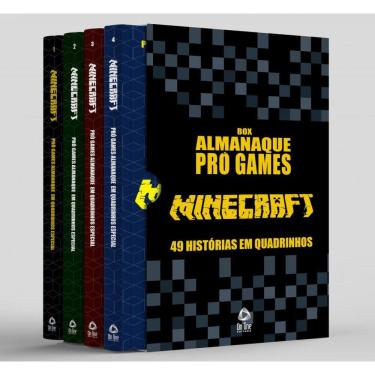 Imagem de Coleção Pró-Games Almanaque em Quadrinhos Minecraft - Box com 4 Livros