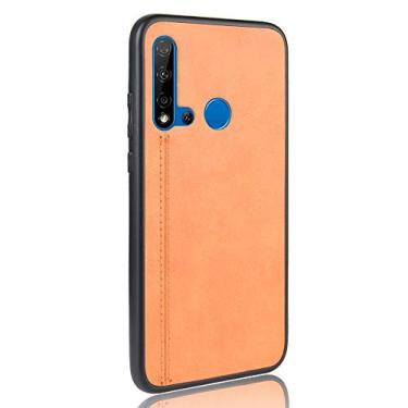 Imagem de Capa para celular Huawei Honor Nova 5i Capa de celular Rugged Shield 360° Proteja seu telefone capa de couro liso para Huawei Honor Nova 5i