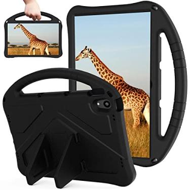 Imagem de Sfulatdc Capa para tablet infantil compatível com Lenovo TAB P11 (TB-J606F), capa à prova de choque com suporte para P11 Plus (TB-J607F) 11 polegadas preta