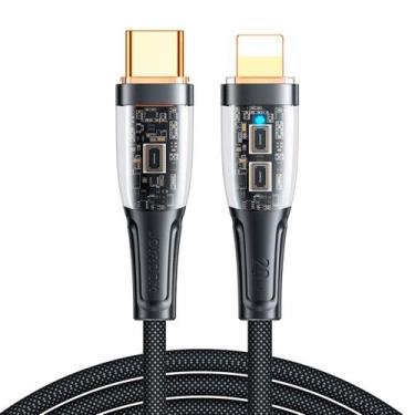 Imagem de Cabo Lightning Para Usb C 20W Carregador 1,2m Preto Joyroom
