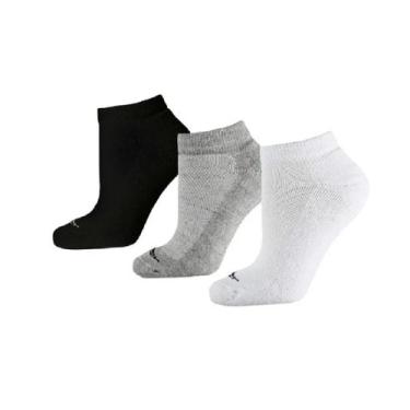 Imagem de Meia Esportiva Penalty Juvenil Cano Baixo X3 Pares , Tricolor