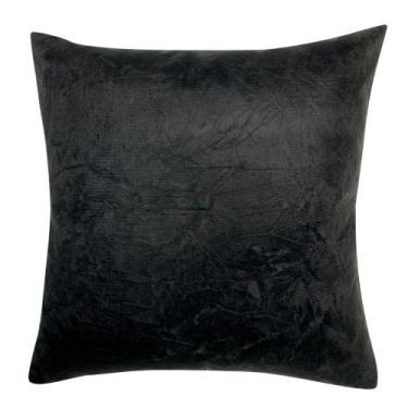 Imagem de Capa de Almofada Decorativa Suede Liso Veludo Amassado 1 Unidade - MUM