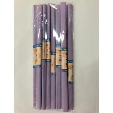 Imagem de Papel Crepom Lilás cor pastel com 10 unidades - Realce