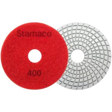 Imagem de Disco Lixa Diamantada Úmida Porcelanato Pedra Granito Mármore Acabamen