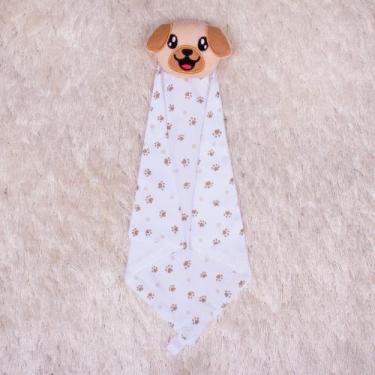 Imagem de Naninha Paninho de Boca Cheirinho de Neném Dog Marron - Pandora Baby E