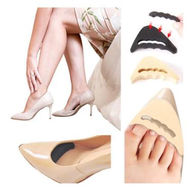 Imagem de Kit 3 Pares De Almofadas Antepé Para Calçados De Bico Fino - Lolla Tre