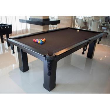 Imagem de Mesa de Sinuca - 2,20x1,18 - Nelson Bilhares, Preto