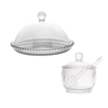 Imagem de Conjunto Da Wolff Pearl Cristal Meleira & Boleira Combinando