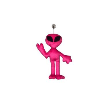 Imagem de Alienígena ET de Pelúcia 40cm Verde Com Ventosa de Vidro Mascote dos C