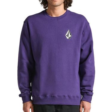 Imagem de Moletom Volcom Careca Iconic Stone WT25 Masculina Roxo