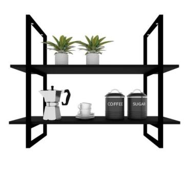 Imagem de Prateleira Suspensa Industrial Teto Cozinha nichos para cozinha nicho 